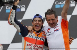  Marc Marquez của đội đua Repsol Honda Team giành vị trí số 1 Chặng 9 MotoGP 2017