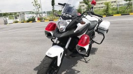 'Soi' Honda NC750, môtô cảnh sát giá hơn 550 triệu tại Việt Nam