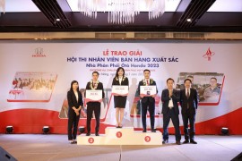Honda Việt Nam công bố kết quả Hội thi Nhân viên bán hàng xuất sắc năm 2023
