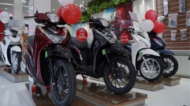 Thị phần xe máy Honda chiếm tới 83% tại trường Việt Nam