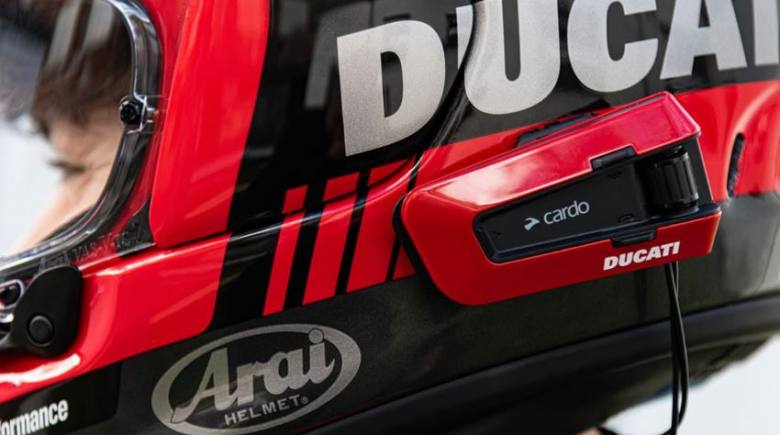 Ducati hợp tác với Cardo giới thiệu hệ thống liên lạc Communication System V3 mới