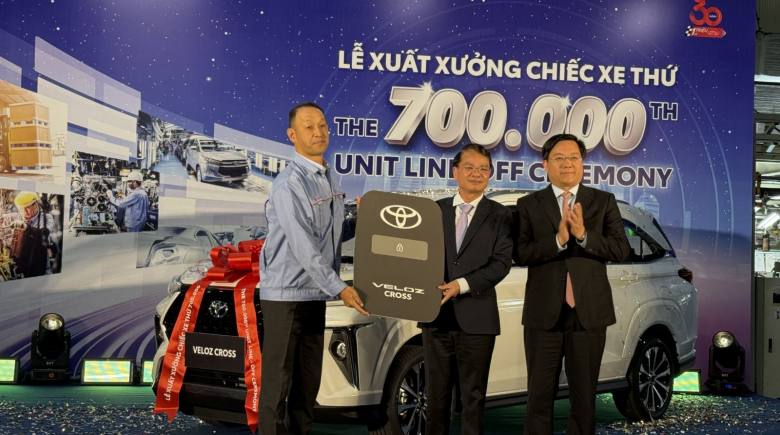 Toyota Việt Nam xuất xưởng chiếc xe thứ 700.000