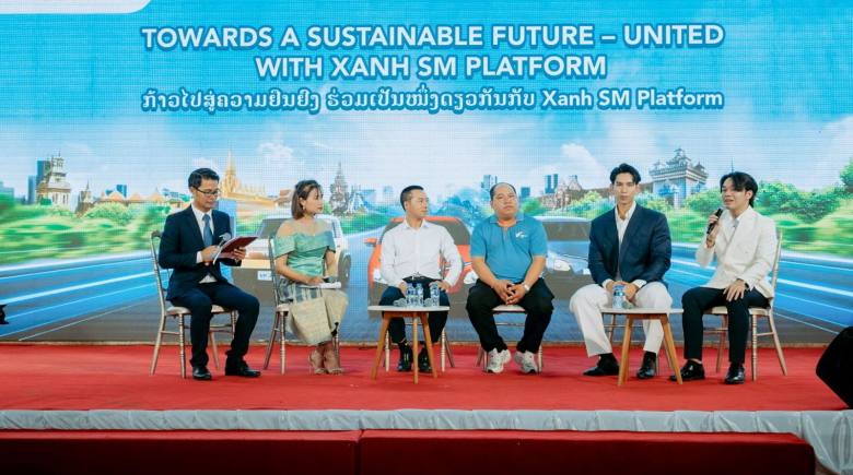 Mở Xanh SM Platform tại Lào và bán chính thức VinFast VF 3, VF 5