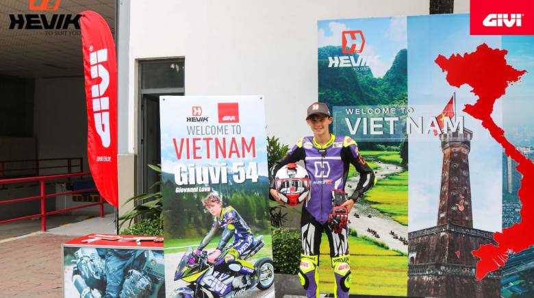 GIVI Việt Nam chào đón tay đua trẻ Giovanni Lava – Đam mê được nuôi lớn bằng cả một hành trình