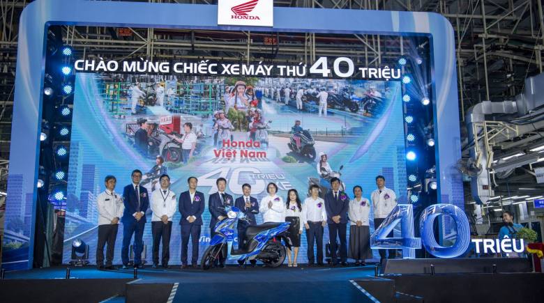 Honda Việt Nam xuất xưởng chiếc xe máy thứ 40 triệu – Cột mốc vàng sau gần 30 năm phát triển