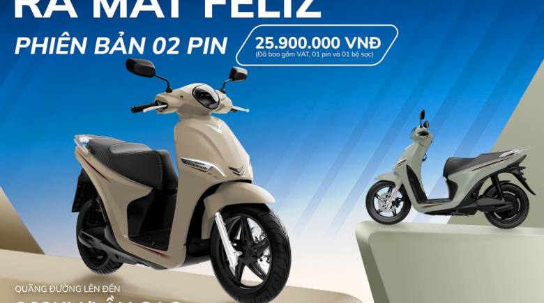 Vinfast ra mắt 3 mẫu xe máy điện 2 pin