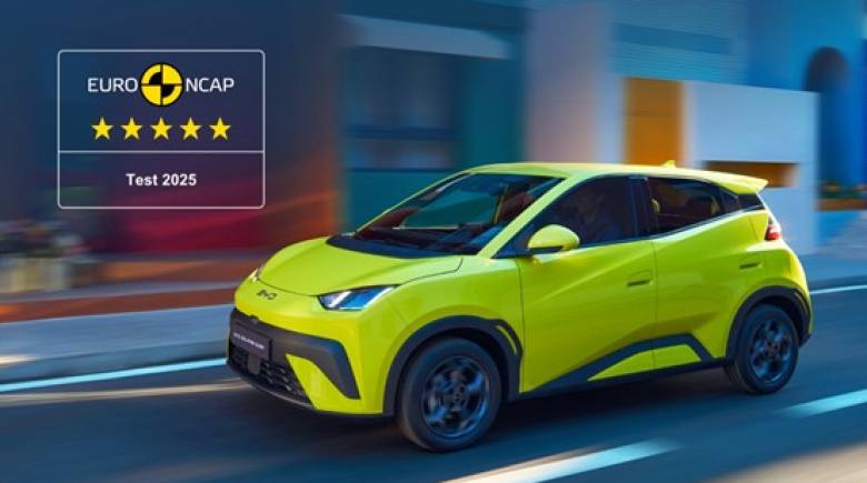 BYD DOLPHIN SURF đạt chứng nhận an toàn tối đa 5 sao EURO NCAP