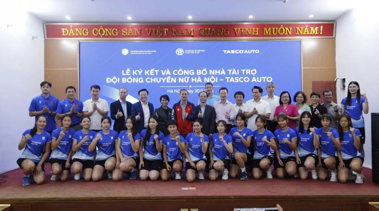 Ra mắt CLB Bóng chuyền nữ Hà Nội – Tasco Auto, bước tiến mới cho bóng chuyền thủ đô