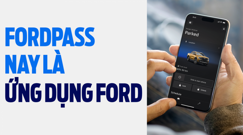 FordPass chính thức được đổi tên thành Ứng dụng Ford