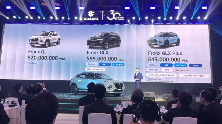 All-new Suzuki Fronx ra mắt thị trường Việt Nam, giá từ 520 triệu đồng