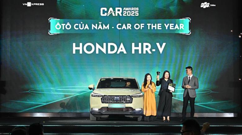 Honda HR-V thắng giải “Ôtô của năm” và “Ôtô của năm” phân khúc xe gầm cao cỡ B