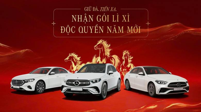 Mercedes-Benz Việt Nam tung ưu đãi đầu năm: Gói lì xì độc quyền áp dụng cho nhiều dòng xe từ tháng 1–2/2026