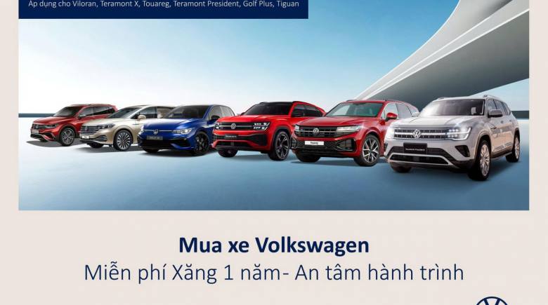 Volkswagen Việt Nam triển khai chương trình “Miễn phí xăng 1 năm” cho nhiều dòng xe chủ lực