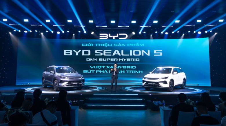 BYD Sealion 5 DM-i Super Hybrid ra mắt Việt Nam, giá từ 659 triệu đồng
