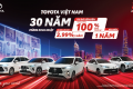 Toyota Việt Nam bán hơn 5.400 xe trong tháng 8/2025