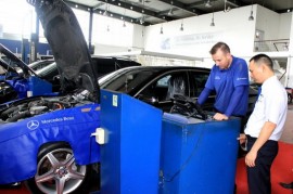 Chăm sóc xe Mercedes-Benz với các chuyên gia quốc tế