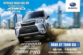 Subaru tổ chức sự kiện ngày hội off-road ngay trong thành phố