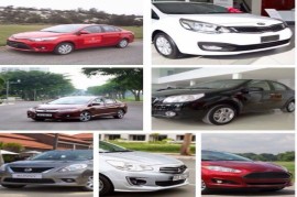 Các mẫu xe sedan hạng B tháng 11/2015 tại Việt Nam