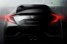 Hatchback Honda Civic 2016 lộ diện