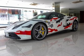 Siêu xe Ferrari 488 GTB phong cách thể thao ở Sài Gòn