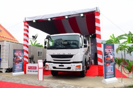 FUSO chính thức giới thiệu xe tải chuyên dụng hoàn toàn mới - Xe bồn trộn FUSO Mixer FJ 2528RMC