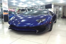 Lamborghini Aventador SV màu xanh độc nhất tại Việt Nam
