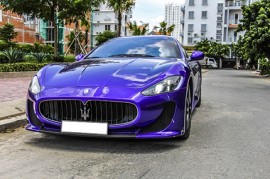 Siêu xe Maserati GranTurismo màu độc của đại gia Việt