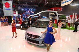 Suzuki Ertiga tại VMS 2014: Khách tham quan thích thú với xe 600 triệu 