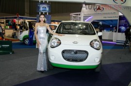 Cận cảnh xe ô tô điện giá 500 triệu đồng tại triển lãm Saigon Autotech 2016