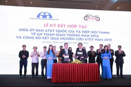 Lễ ký kết hợp tác về An toàn giao thông Việt Nam 2016