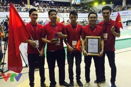 Việt Nam lần 5 dành ngôi vô địch cuộc thi ABU ROBOCON 2015