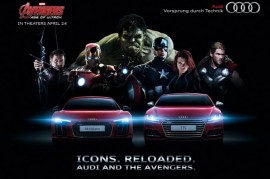 Audi đồng hành cùng phim The Avengers: Đế chế Ultron