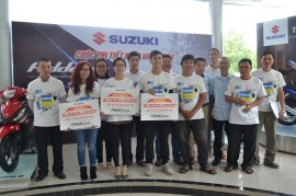 Suzuki Việt Nam công bố kết quả cuộc thi Tiết kiệm nhiên liệu cùng Suzuki Address 110