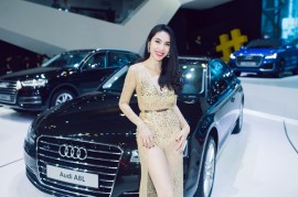 [VIMS 2016] [Hình ảnh] Ca sĩ Thủy Tiên - Đại sứ Audi A5 Sportback tới gian trưng bày Audi