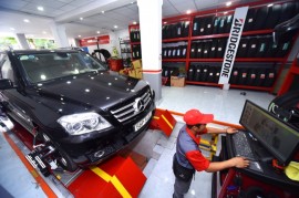 Trung tâm chăm sóc lốp xe kiểu mới của Bridgestone dành cho người Việt