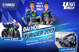 Cơ hội giao lưu với huyền thoại Rossi và Vinales tại Đại hội Yamaha Y-Rider