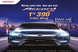 Honda Việt Nam công bố giá mới cho Accord từ tháng 1/2017