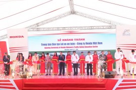Honda Việt Nam khánh thành trung tâm đào tạo lái xe an toàn mới