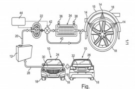 Mercedes-Benz đưa ra ý tưởng làm mát và làm ấm lốp xe hoàn toàn mới lạ