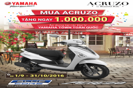 Yamaha Motor Việt Nam tung chương trình khuyến mãi cho Yamaha Acruzo