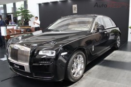 Rolls-Royce Ghost Series II trưng bày trong triển lãm BMW tại Hà Nội