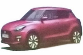 Suzuki Swift 2017 lộ những hình ảnh phác thảo ngoại thất và chi tiết