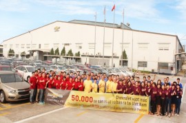 GM Việt Nam đạt mốc sản xuất và bán hơn 50.000 xe Chevrolet