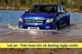 Ford hướng dẫn lái xe an toàn khi ngập nước