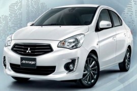 Mitsubishi Attrage 2016 có giá bán từ 283 triệu tại Thái Lan