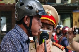 Phạt 7 triệu đồng nếu đi xe máy có nồng độ cồn
