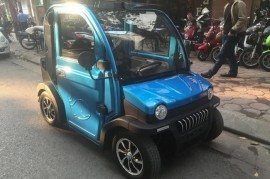 Ô tô điện xuất hiện ở Hà Nội