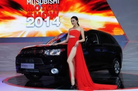Mitsubishi Motors mang công nghệ và môi trường thân thiện đến VMS 2014