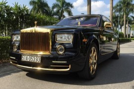 Hummer H2 và Rolls-Royce Phantom mạ vàng 