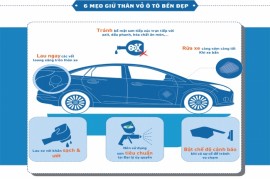 Mẹo giữ thân vỏ xe bền đẹp